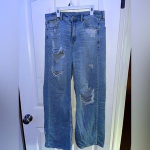 AE Baggy Skater Jeans (Mid Rise Size 8R)